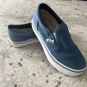 Vans Boys Blue Slip-ons 13